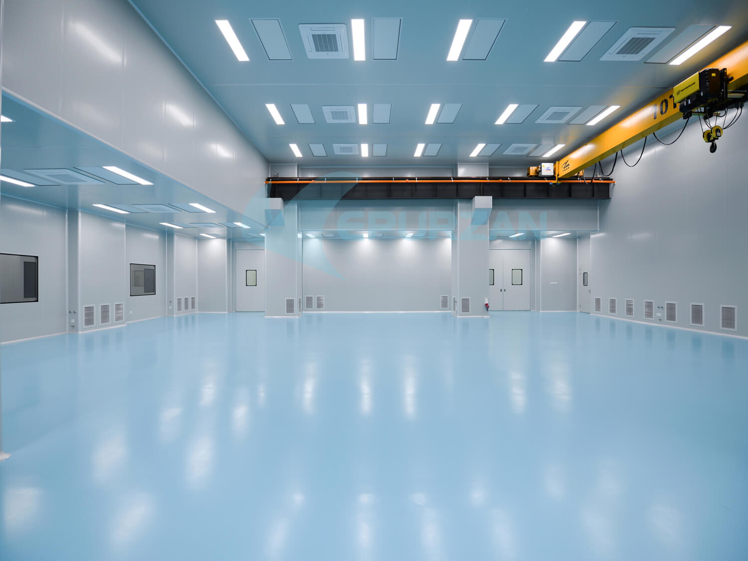 食品廠凈化車(chē)間工程案例（十萬(wàn)級(jí)恒溫）